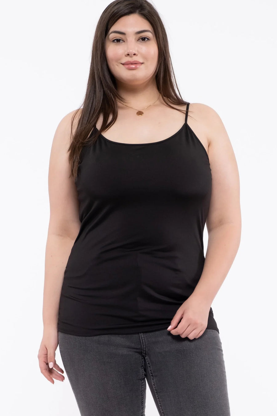 Sydney Solid Cami | Black *FINAL SALE*