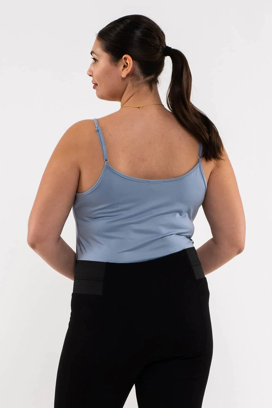 Sydney Solid Cami | Dusty Blue