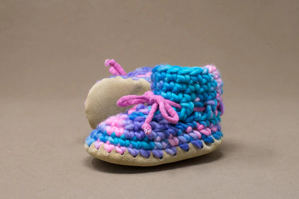 Padraig Baby Slippers | Pink Multi