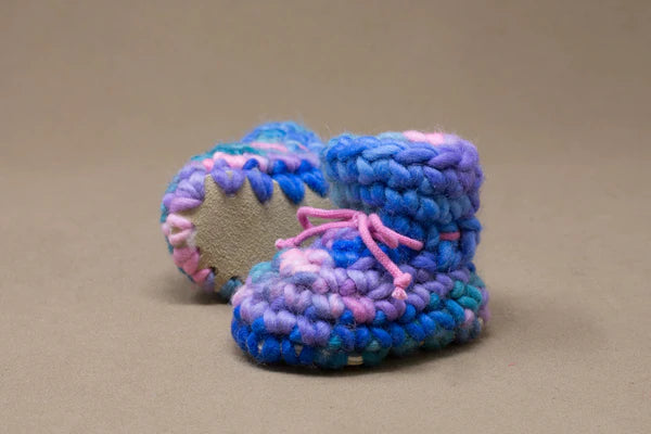 Padraig Newborn Slippers | Pink Multi