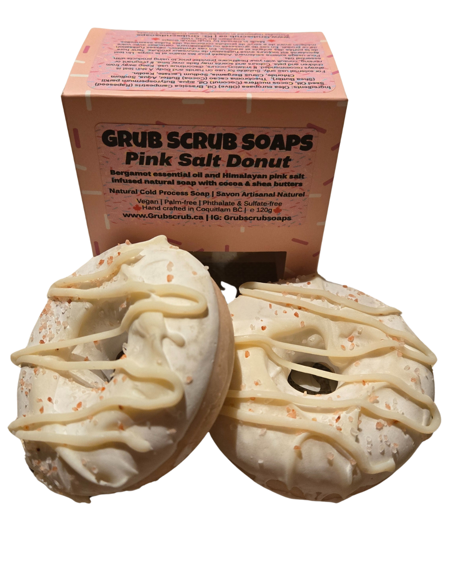 Pink Salt Donut | Grub Scrub Soap