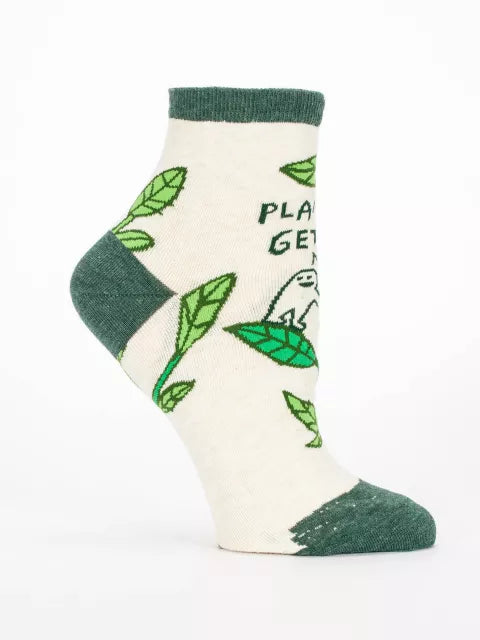 Plants Get Me | Women's Ankle Socks | Blue Q