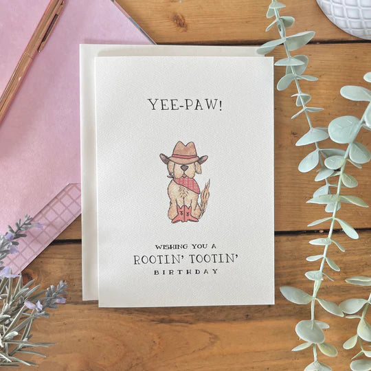 Yee-Paw! Wishing You A Rootin' Tootin' Birthday | Card