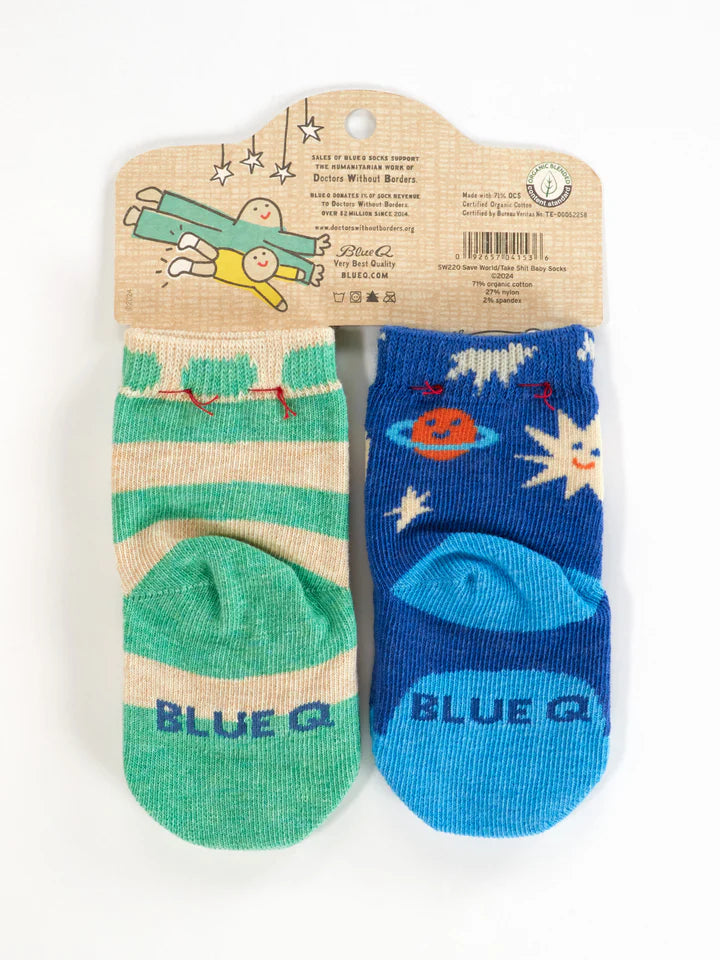 Might Save The World/ Where's A Good Place To Take A Sh*t Around Here? | Baby Socks | Blue Q