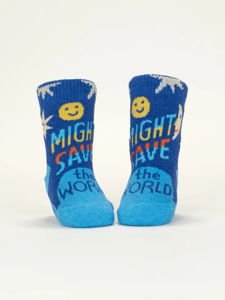 Might Save The World/ Where's A Good Place To Take A Sh*t Around Here? | Baby Socks | Blue Q