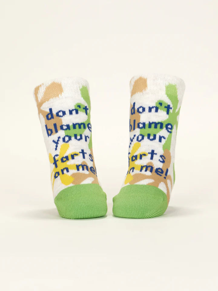 I'm Your Little Burrito/ Don't Blame Your Farts On Me | Baby Socks | Blue Q