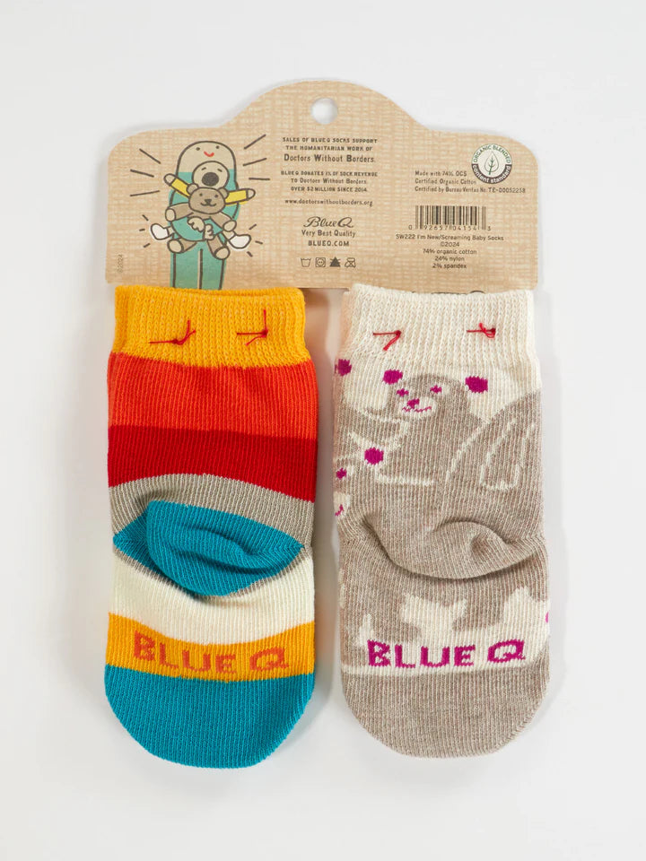 Hello I'm New Here/ Have You Ever Tried Screaming??? | Baby Socks | Blue Q