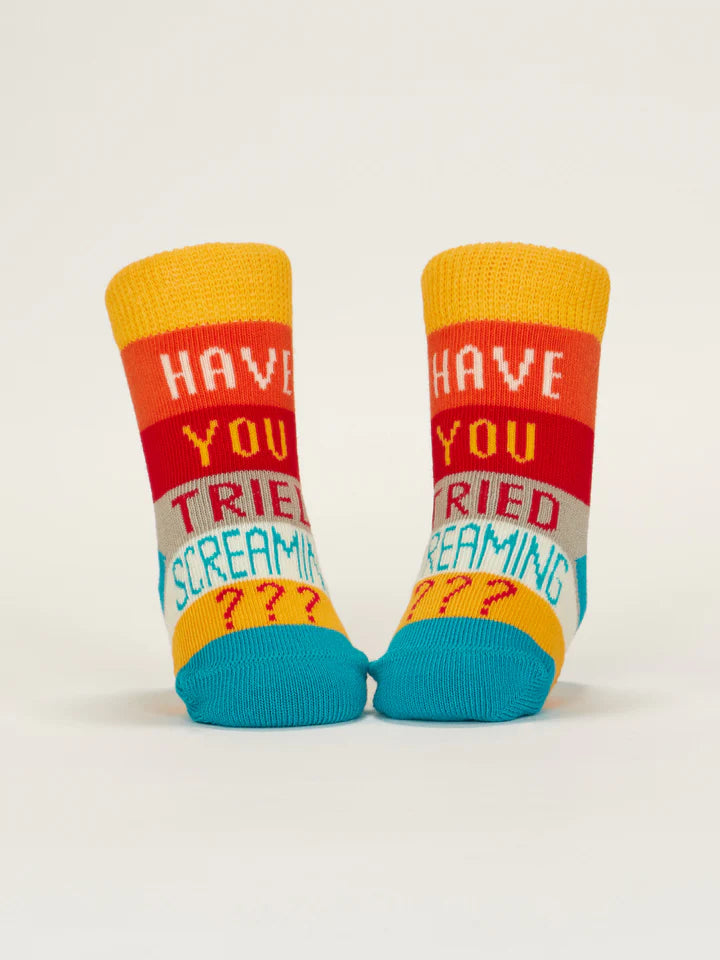 Hello I'm New Here/ Have You Ever Tried Screaming??? | Baby Socks | Blue Q