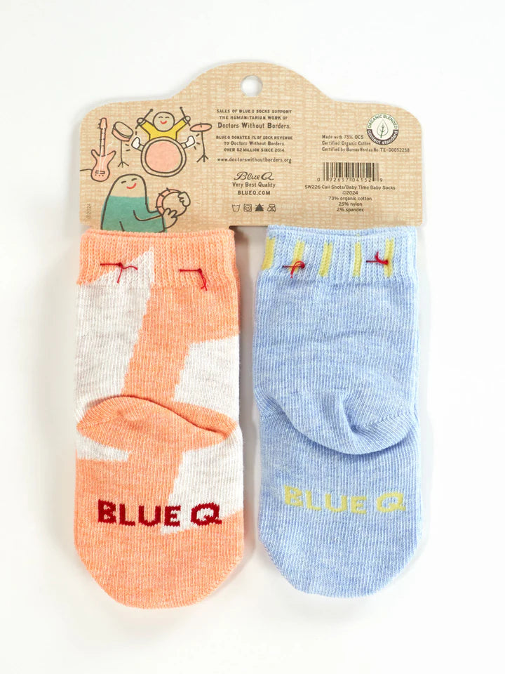 I Call The Shots Now/ It's Baby Time | Baby Socks | Blue Q