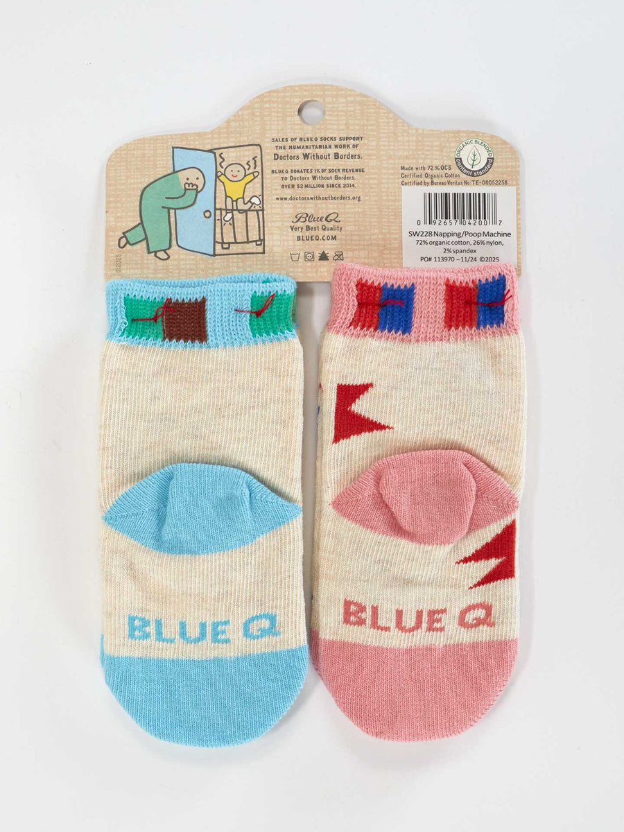 Napping? In This Economy?/ Poop Machine | Baby Socks | Blue Q