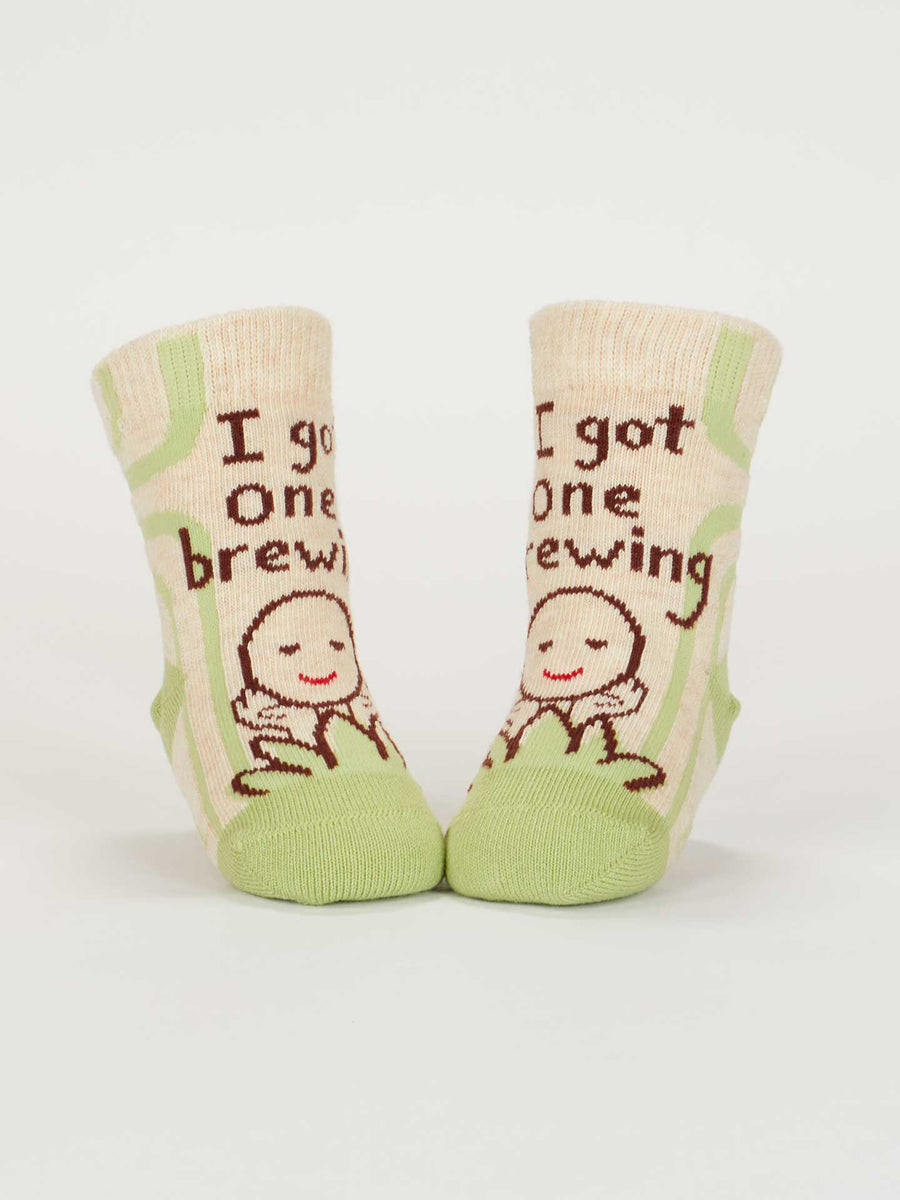 The Camera Loves Me/ I Got One Brewing | Baby Socks | Blue Q
