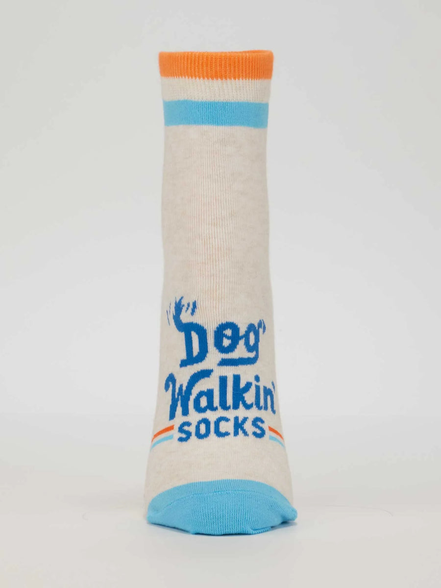 Dog Walkin' Socks | Women's Ankle Socks | Blue Q