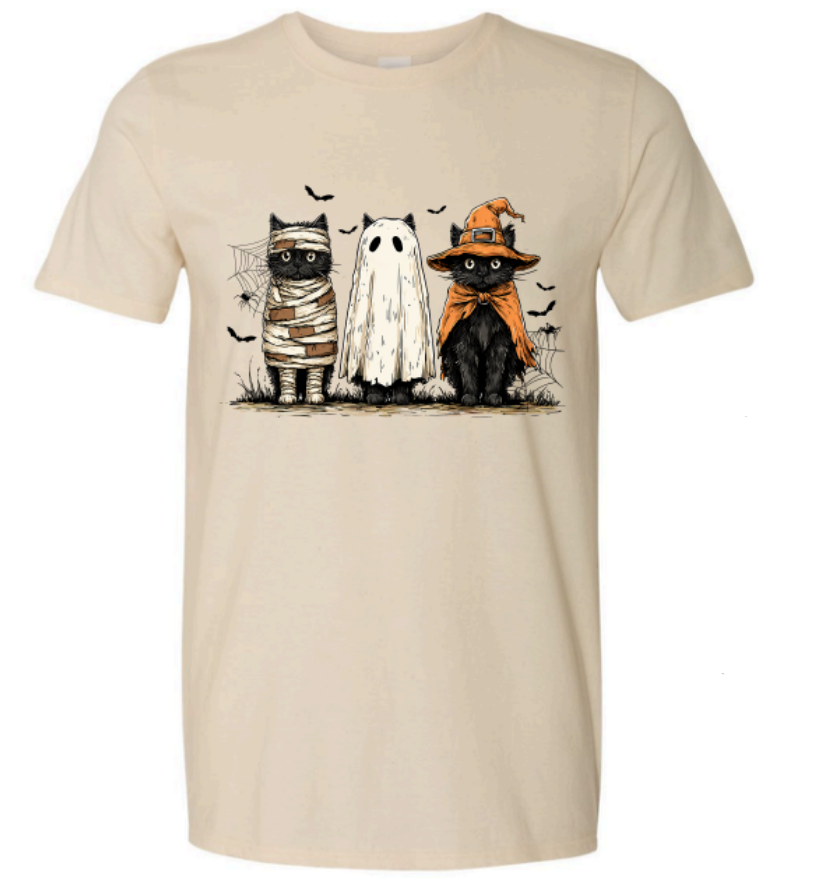 Cats in Halloween Costumes | Graphic Tee