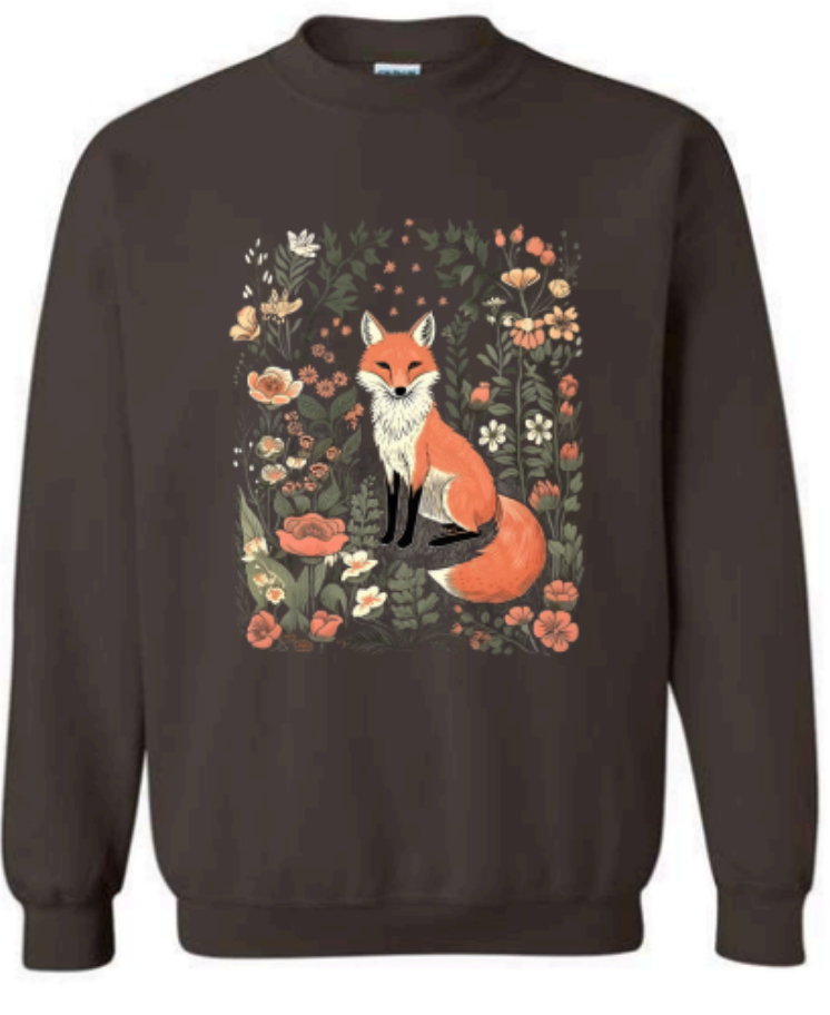 Fall Fox | Crewneck Sweatshirt (Toddler 2T to Adult 5X)