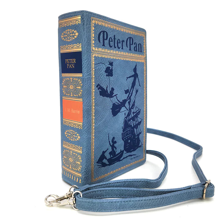 Peter Pan Book Clutch Bag in Vinyl