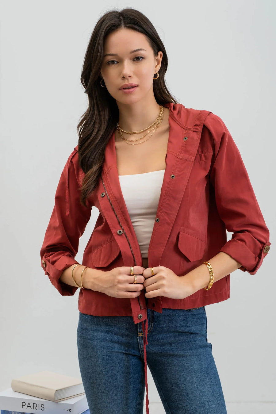 City Break Lightweight Jacket | Rosewood