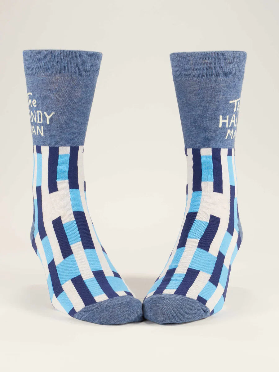 The Handyman | Men's Crew Socks | Blue Q