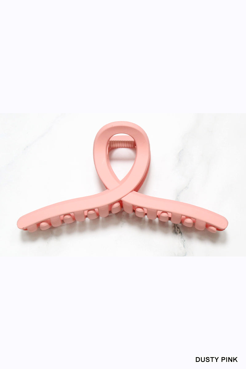 Twist Hair Claw Clip (5") | Dusty Pink