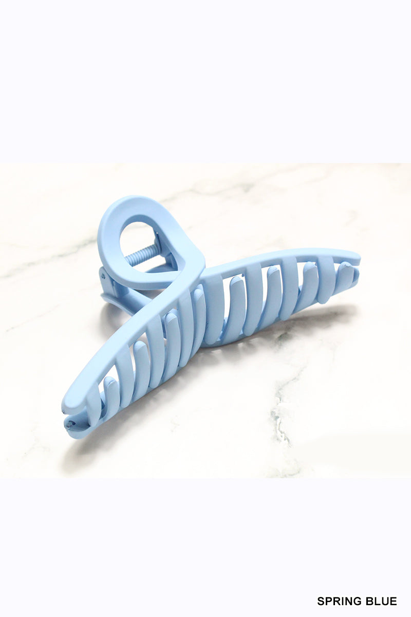 Twist Hair Claw Clip (5") | Spring Blue