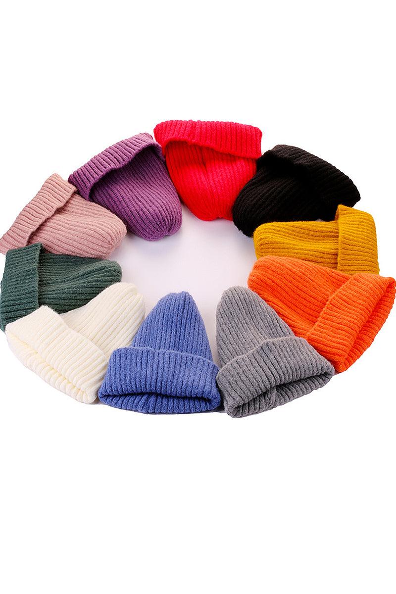 Warm Knitted Toque | Pink