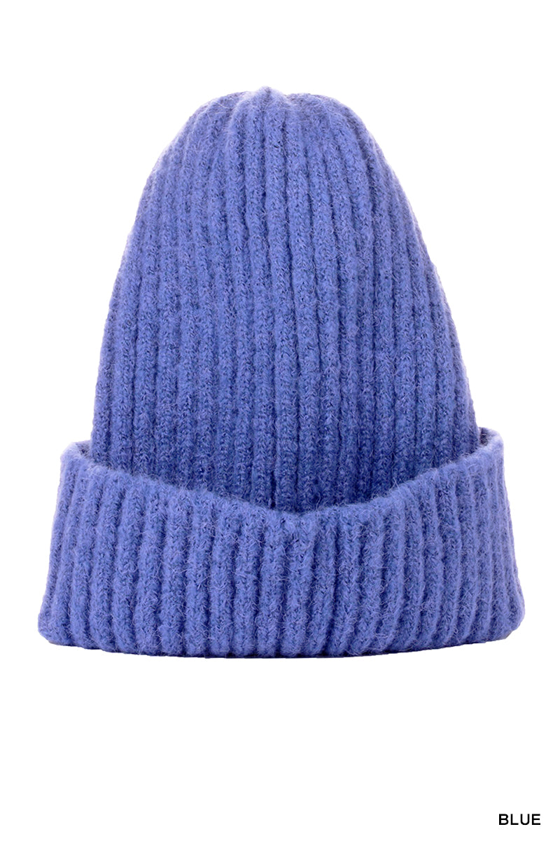 Warm Knitted Toque | Blue *FINAL SALE*
