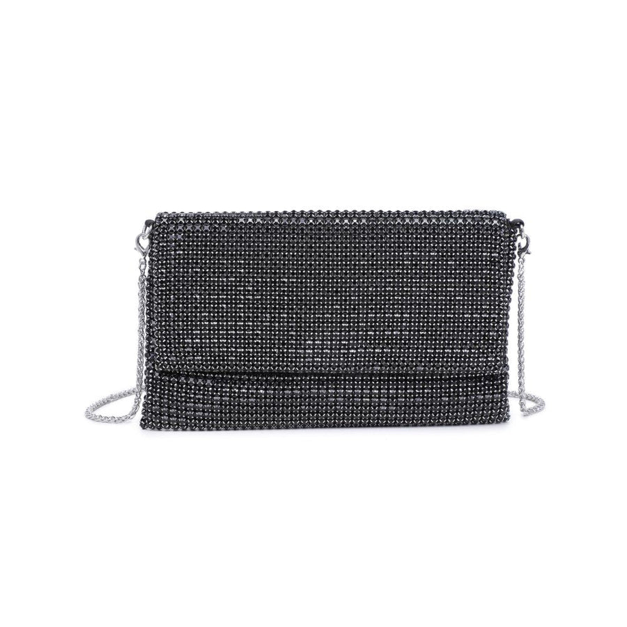 Vivi Rhinestone Evening Bag | Black