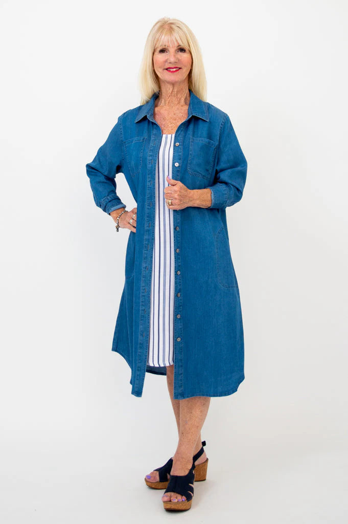 Anka | Tencel Denim Duster