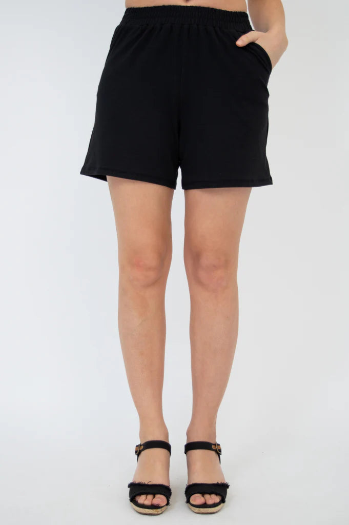 Skye | Bamboo Cotton Shorts | Black