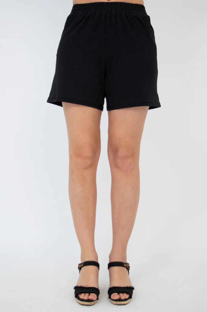 Skye | Bamboo Cotton Shorts | Black