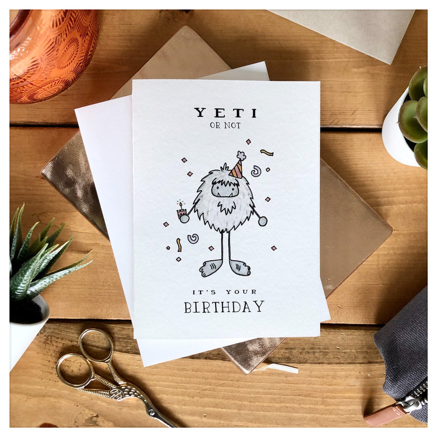 Yeti Or Not It’s Your Birthday | Card