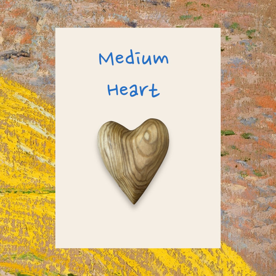 Palestinian Fair Trade Olive Wood Hearts
