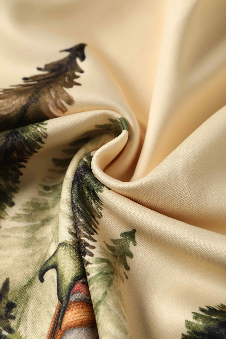 Aisley | Flared Pleated Midi Skirt | Ivory Gnome Ville