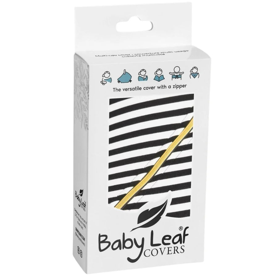 Baby Leaf 6-in-1 Cover (Black And White Stripe)