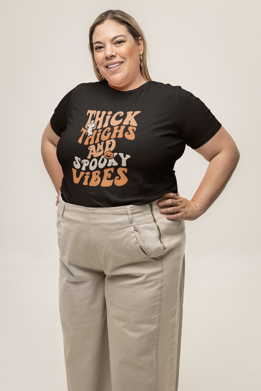 Thick Thighs & Spooky Vibes | Tee (Infant Sizes up to Adult 5X)