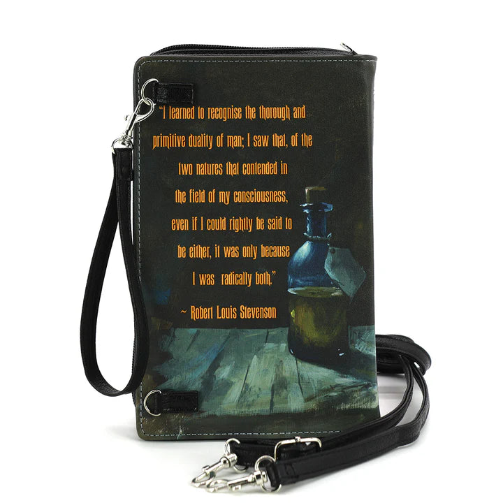 Dr Jekyll and Mr. Hyde Book Clutch Bag in Vinyl