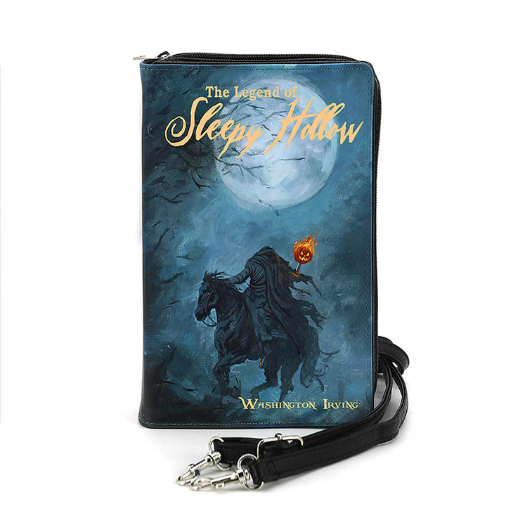 The Legend of Sleepy Hollow Book Clutch Bag in Vinyl