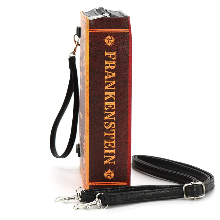 Frankenstein Book Clutch Bag in Vinyl