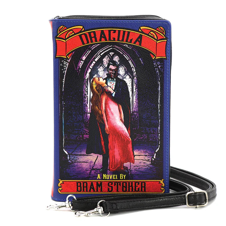 Dracula Book Clutch Bag in Vinyl