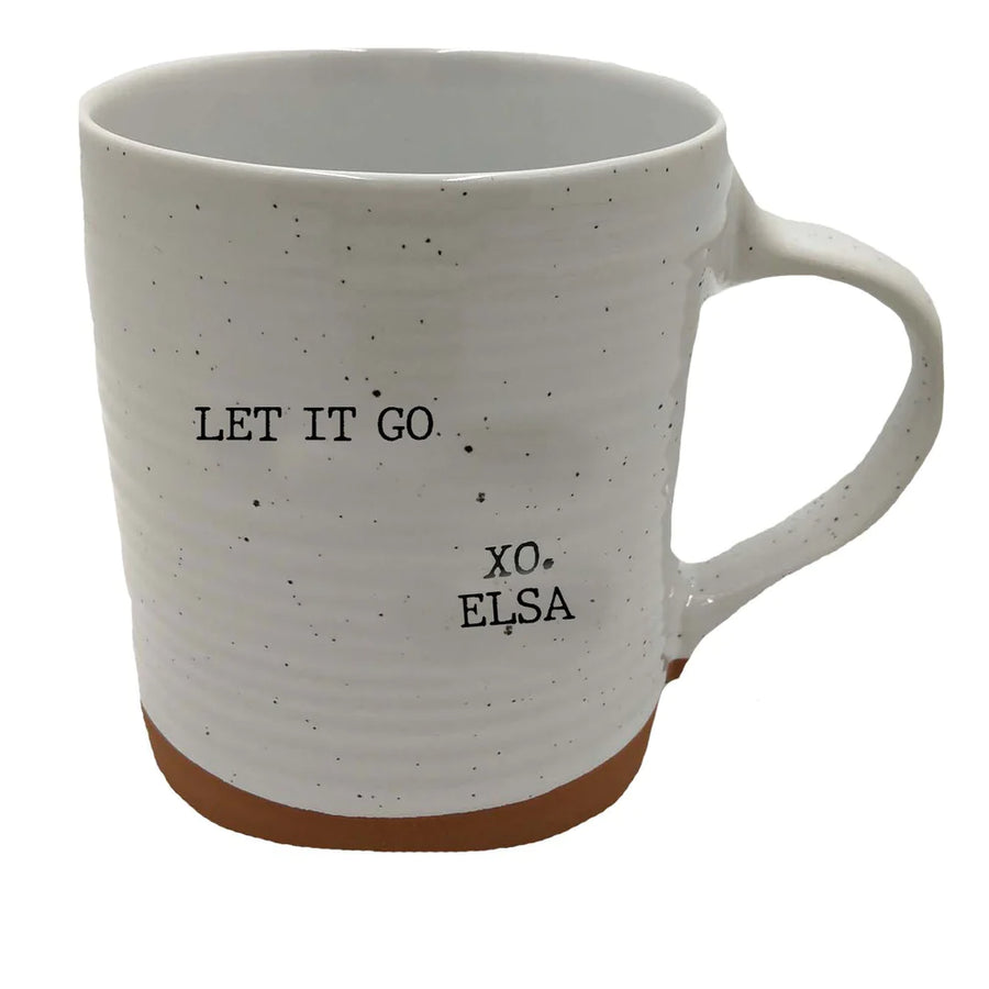 Let It Go | XO. Elsa | Quote Mug