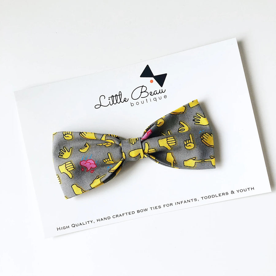 Emoji Bow Tie | Little Beau Boutique