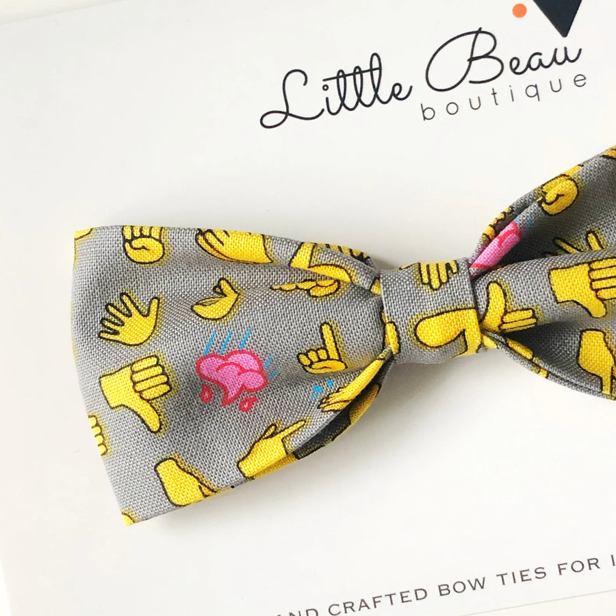 Emoji Bow Tie | Little Beau Boutique