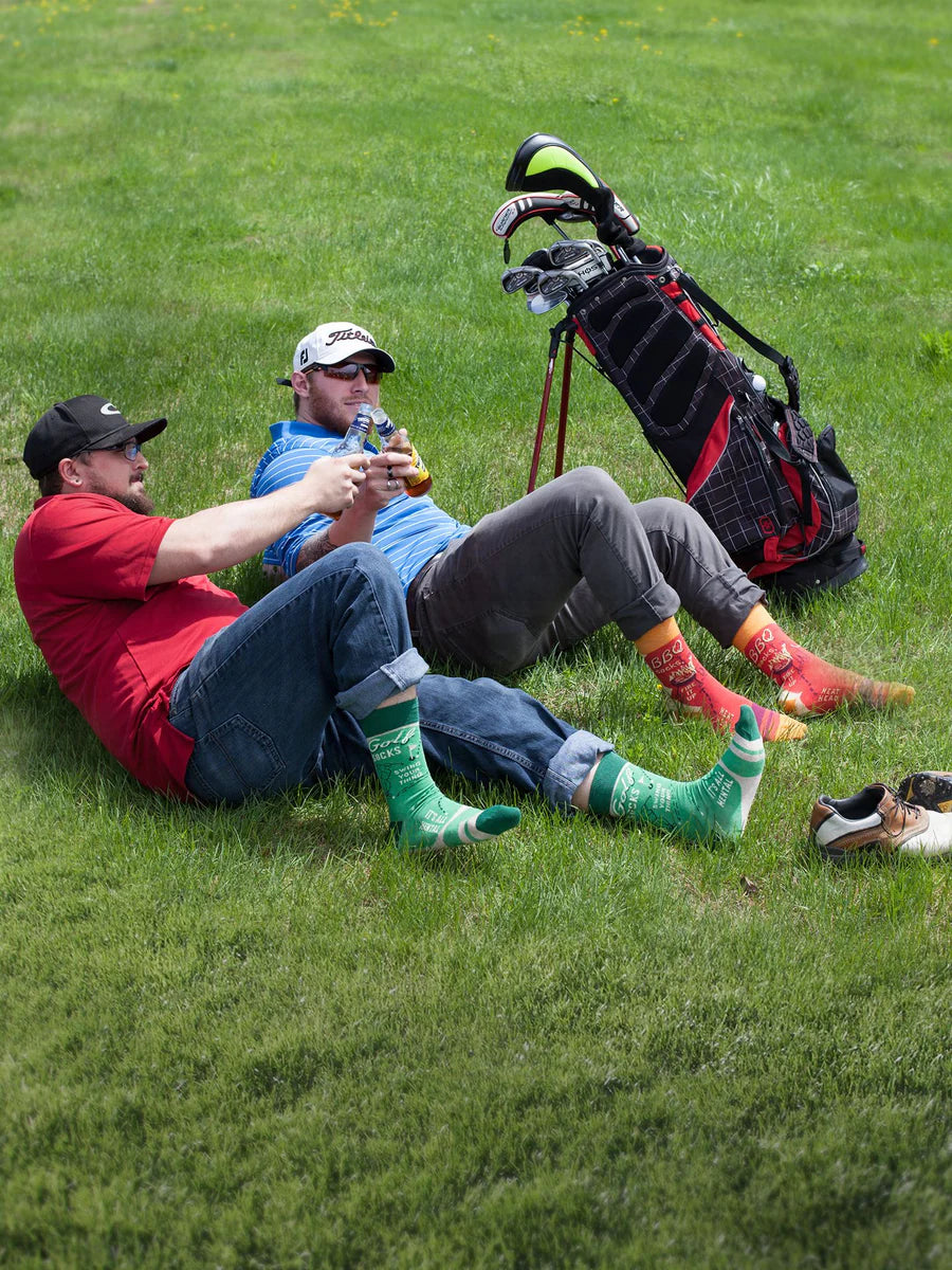 Golf Socks | Men's Crew Socks | Blue Q