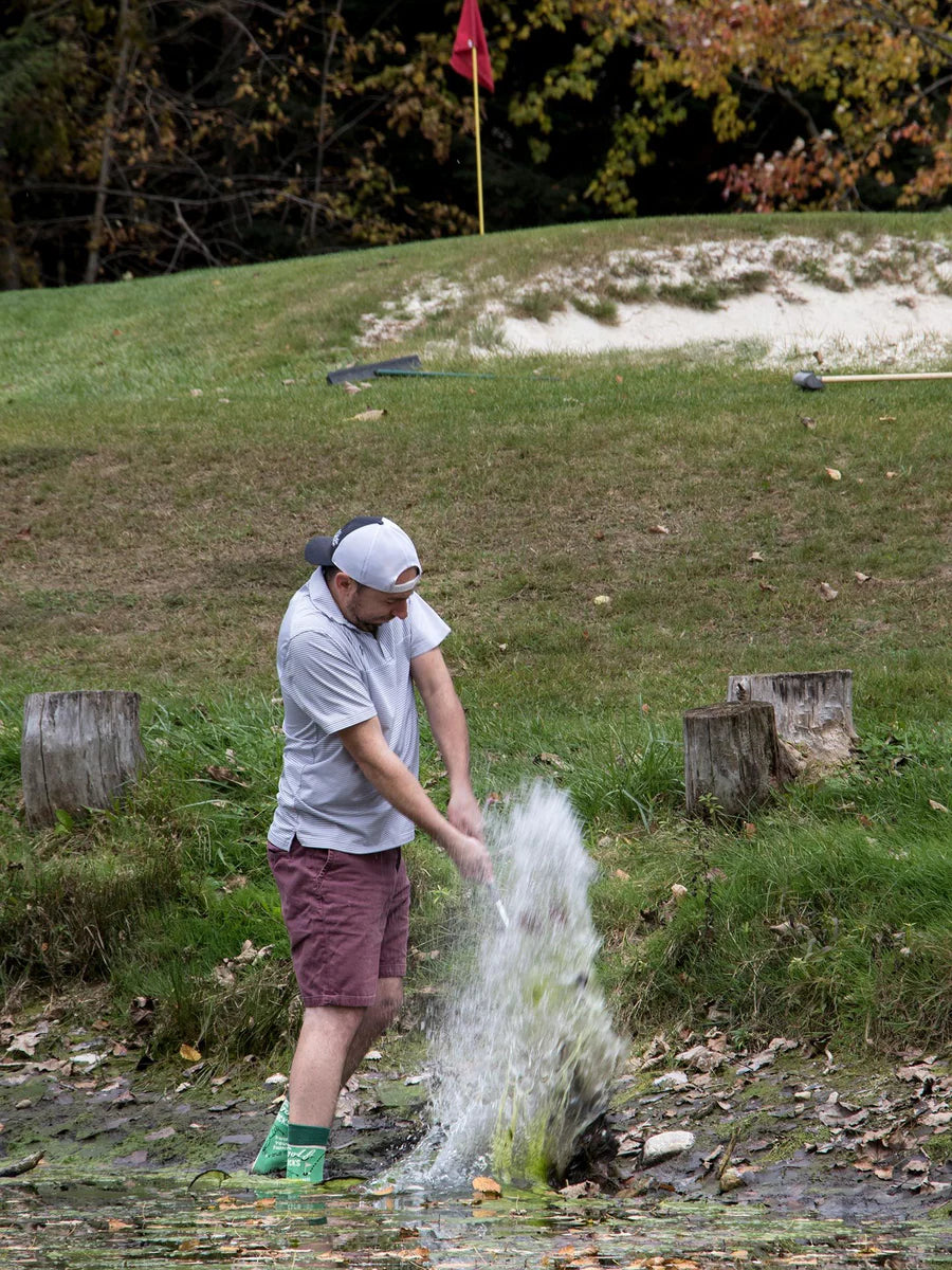 Golf Socks | Men's Crew Socks | Blue Q