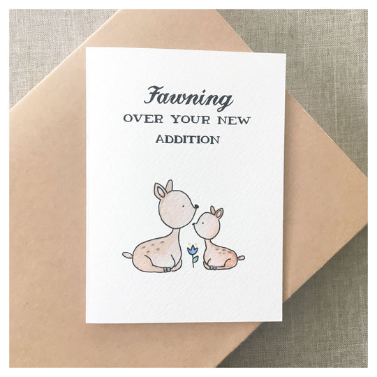 Fawning Over Your New Addition | Card