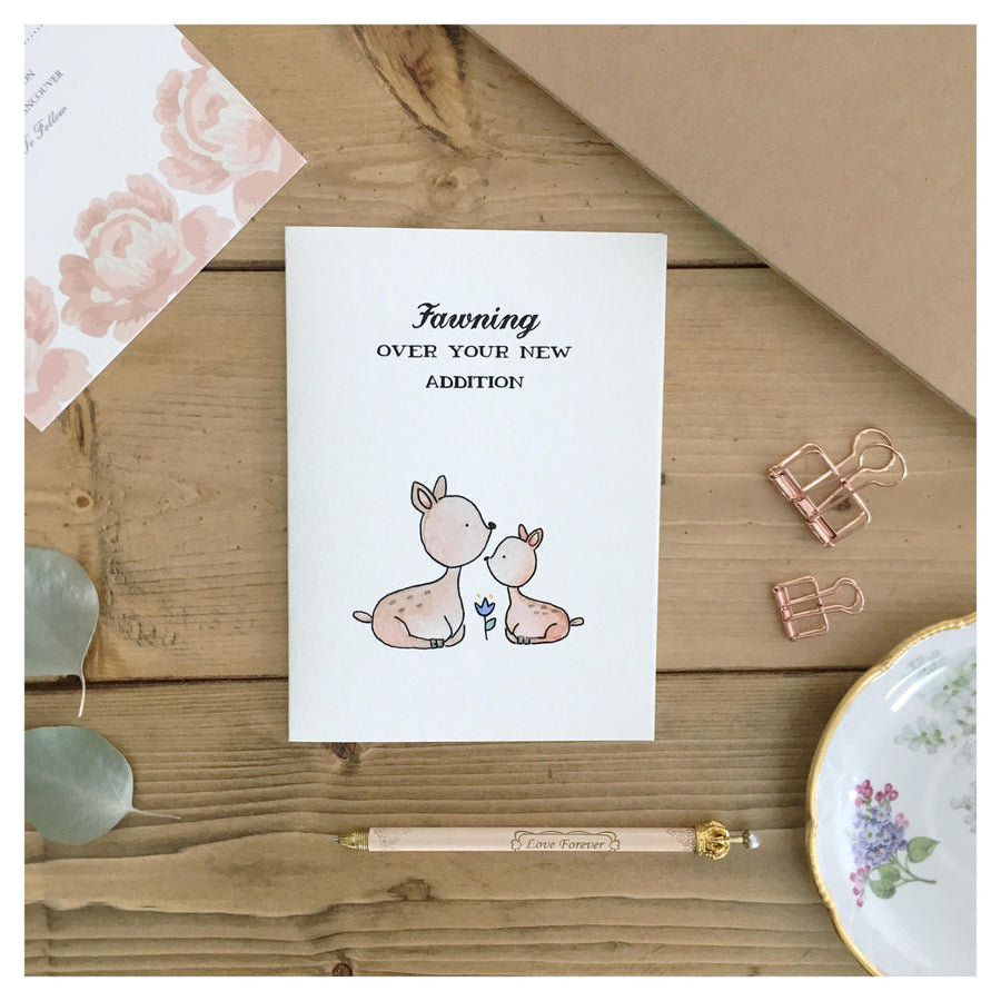 Fawning Over Your New Addition | Card