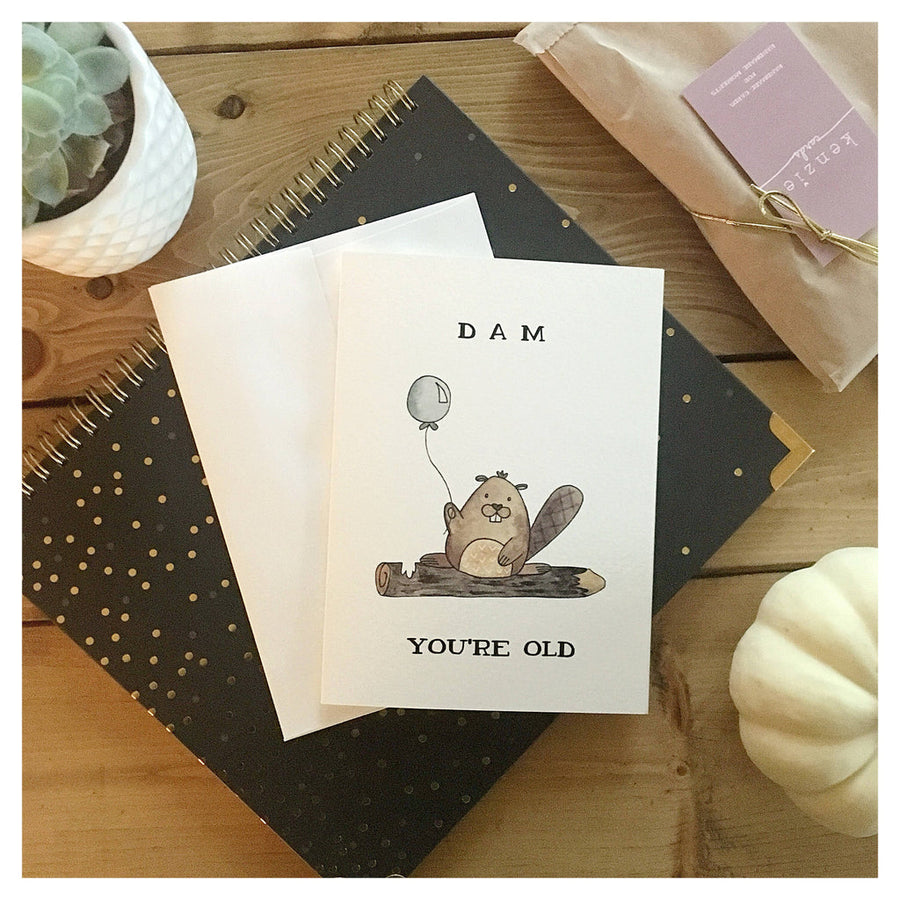 Dam You're Old | Card