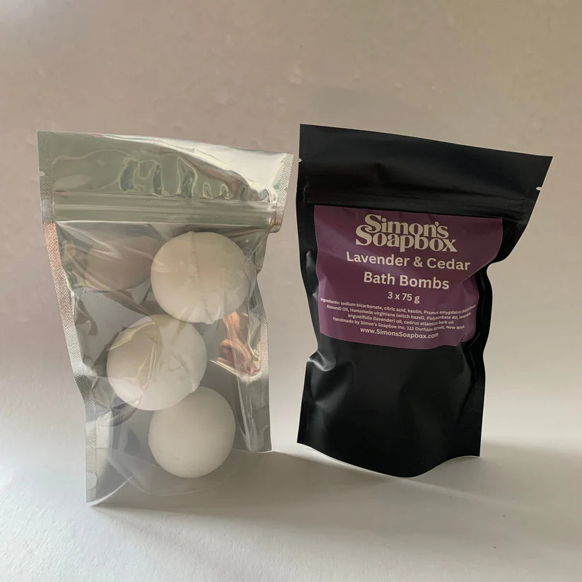 Lavender & Cedarwood Bath Bombs