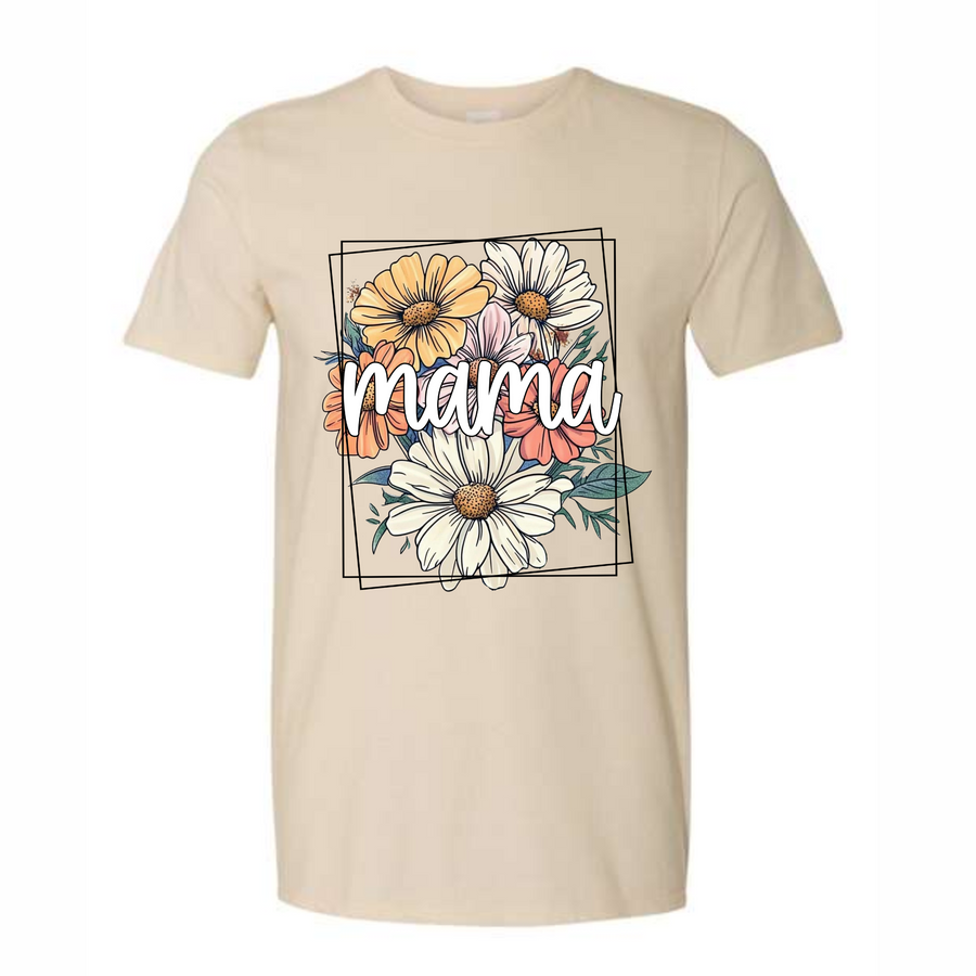Mama Floral Frame | Tee