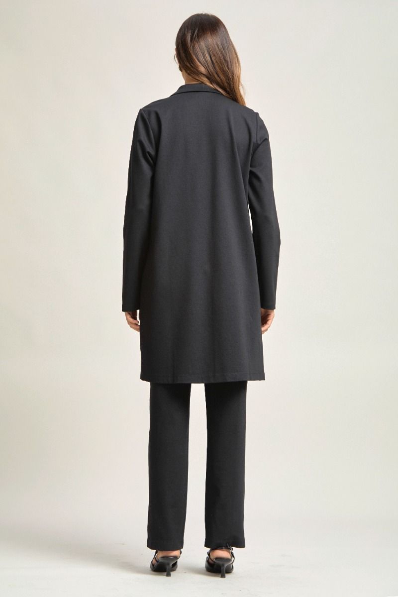 MDS Jacket | Long Sleeve Collared Jacket | Black