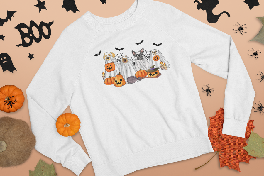 Ghost Dog | Crewneck Sweatshirt (Toddler 2T to Adult 5X)